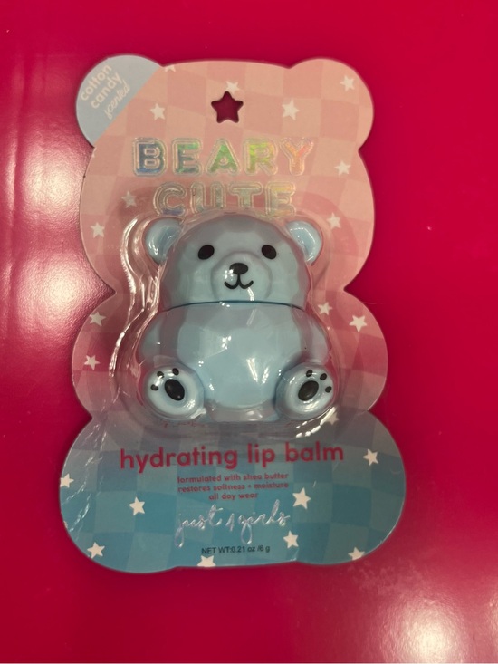 Just4Girls Other - Just 4 Girls "BEARY CUTE" Bear Hydrating Lip Balm - Cotton Candy Scented NEW